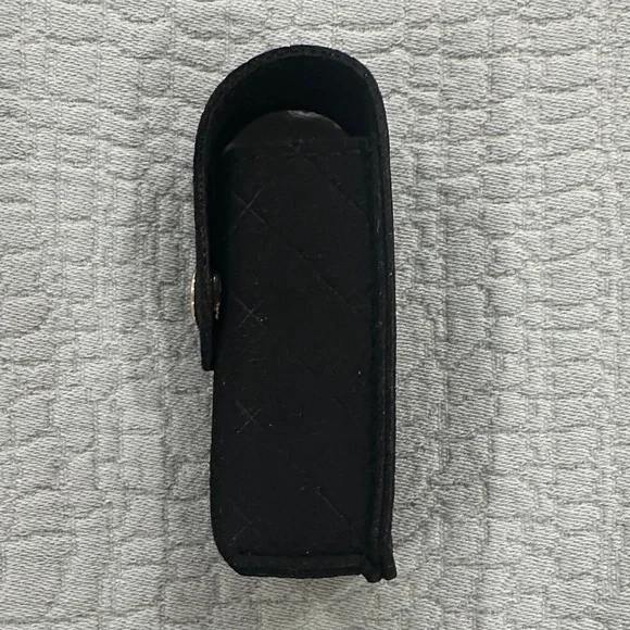 CHANEL Black and Gold Lipstick Holder